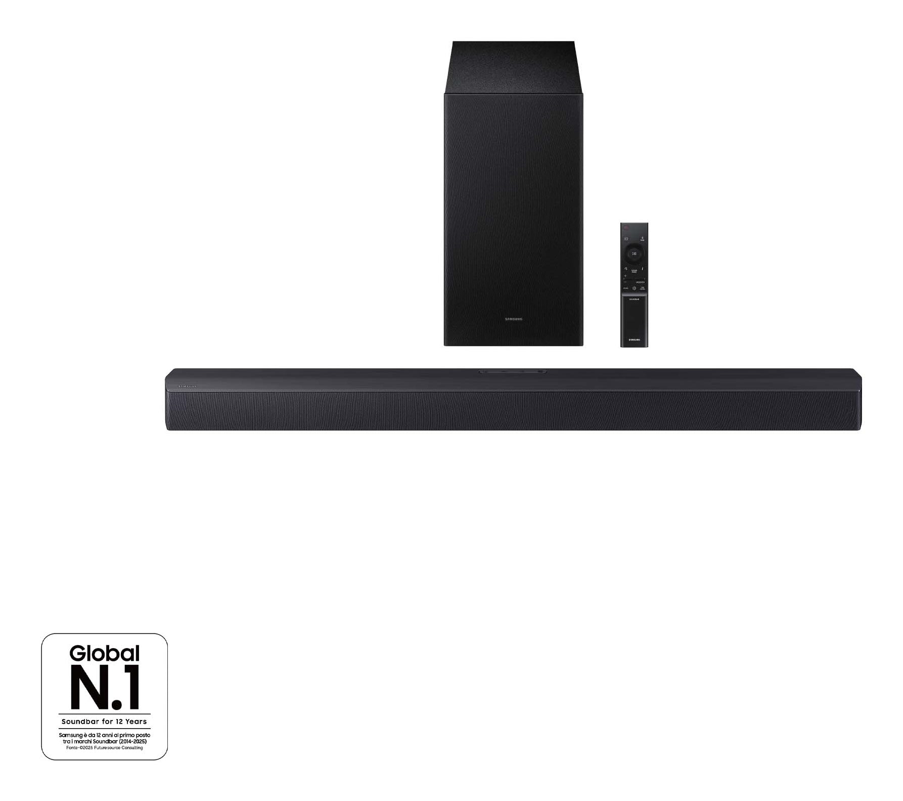 Barra de som com Bluetooth Samsung B450F Serie B 2.1 2025/ 2.1